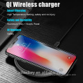 Nouvelle arrivée 10W aluminium QI plaque de chargeur rapide sans fil pour téléphone mobile